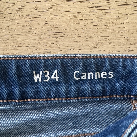 Max Mara Weekend Wide Leg Cropped Jeans - sz 14 - Picture 6 of 8